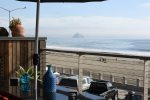 This oceanfront condo is right in the heart of downtown Cayucos